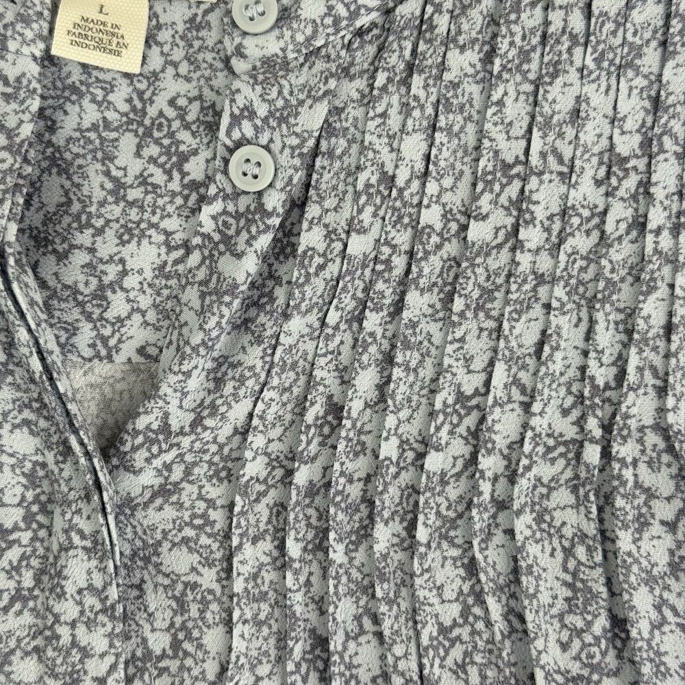 NEW Treasure & Bond Popover Sleeveless Top Large Lavender Nordstrom Split Neck - Picture 4 of 11